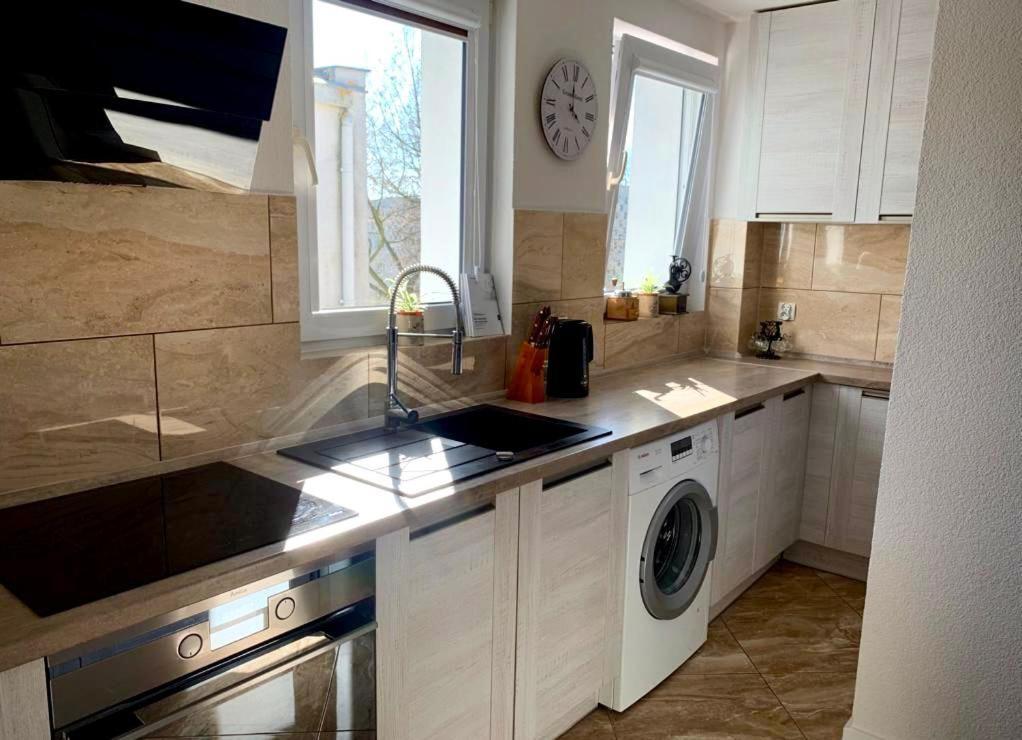 Ferienwohnung Widok Zamku O Poranku Malbork Exterior foto