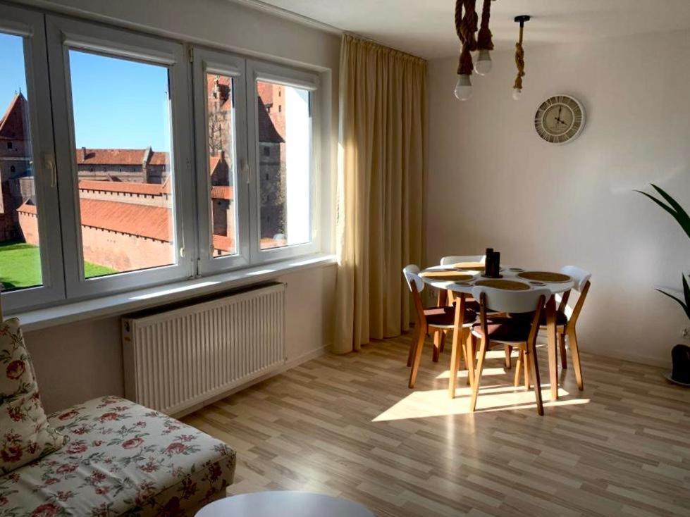 Ferienwohnung Widok Zamku O Poranku Malbork Exterior foto