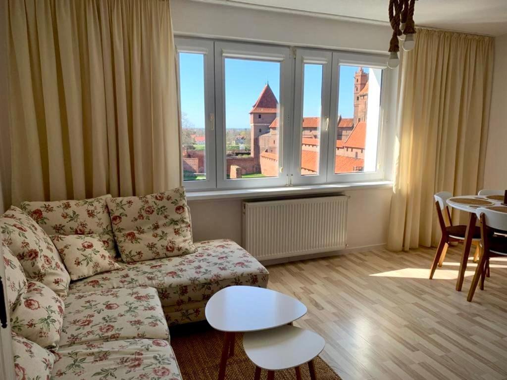 Ferienwohnung Widok Zamku O Poranku Malbork Exterior foto